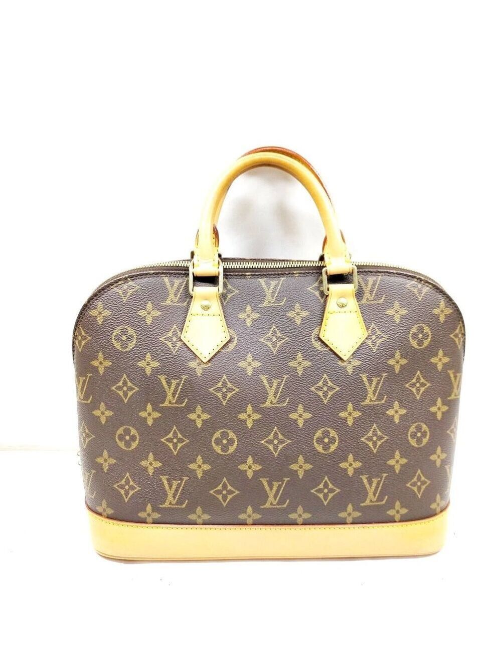 Louis Vuitton LV Hand Bag Alma Brown Monogram 750-052125